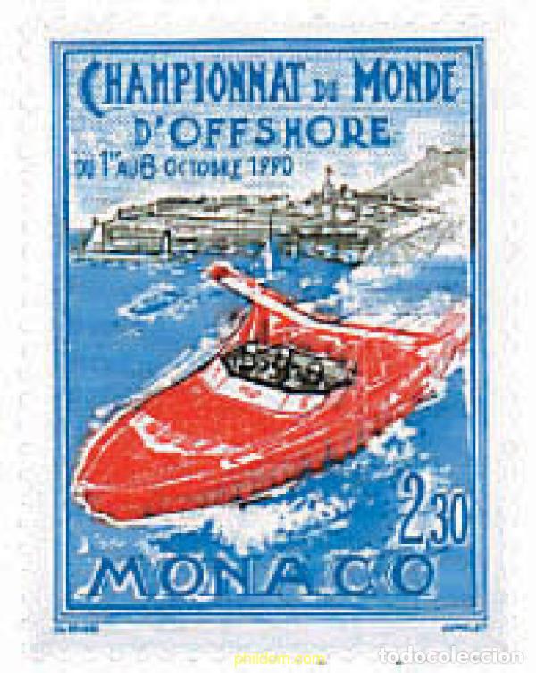 Sellos: 34828 MNH MONACO 1990 CAMPEONATO DEL MUNDO DE MOTONAUTICA