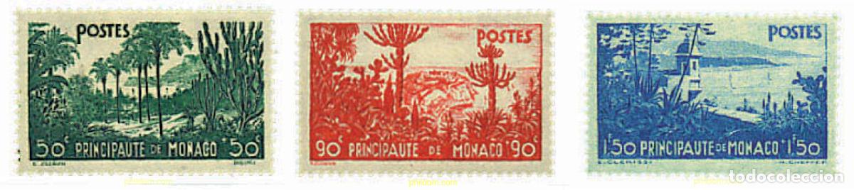Sellos: 266498 MNH MONACO 1937 JARDINES DEL PRINCIPADO Y PRINCIPE LUIS II