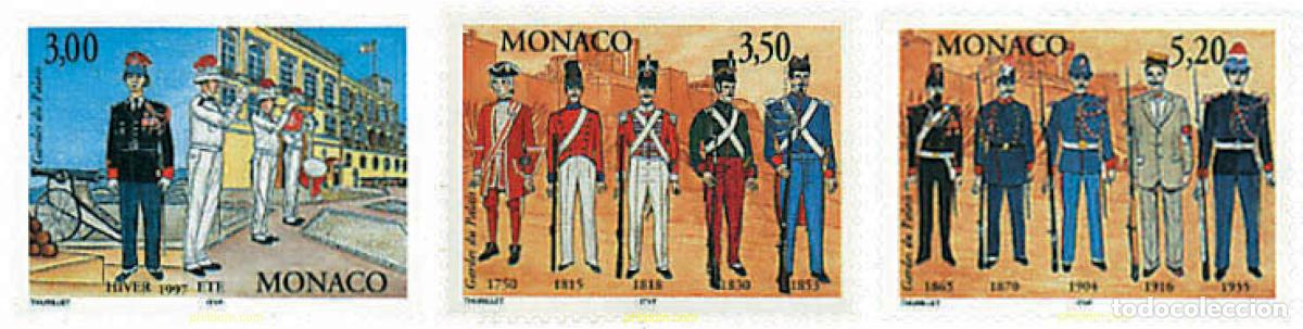 Sellos: 32489 MNH MONACO 1997 COMPA&Ntilde;IA DE CARABINEROS DEL PRINCIPE RAINIERO III