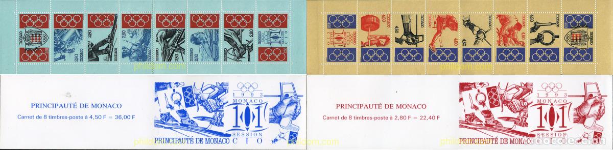 Francobolli: 1882 MNH MONACO 1993 101 SESION DEL COMITE OLIMPICO INTERNACIONAL