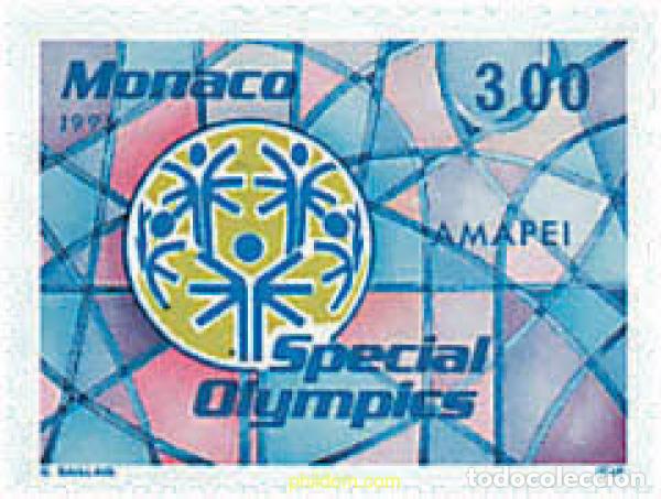Francobolli: 32598 MNH MONACO 1995 JUEGOS PARALIMPICOS NEW HAVEN 1996