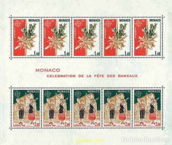 Stamps: 62463 MNH MONACO 1981 EUROPA CEPT. FOLCLORE