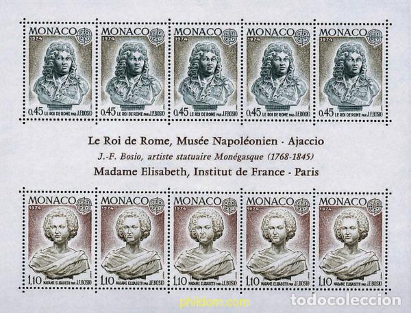 Briefmarken: 62262 MNH MONACO 1974 EUROPA CEPT. ESCULTURAS