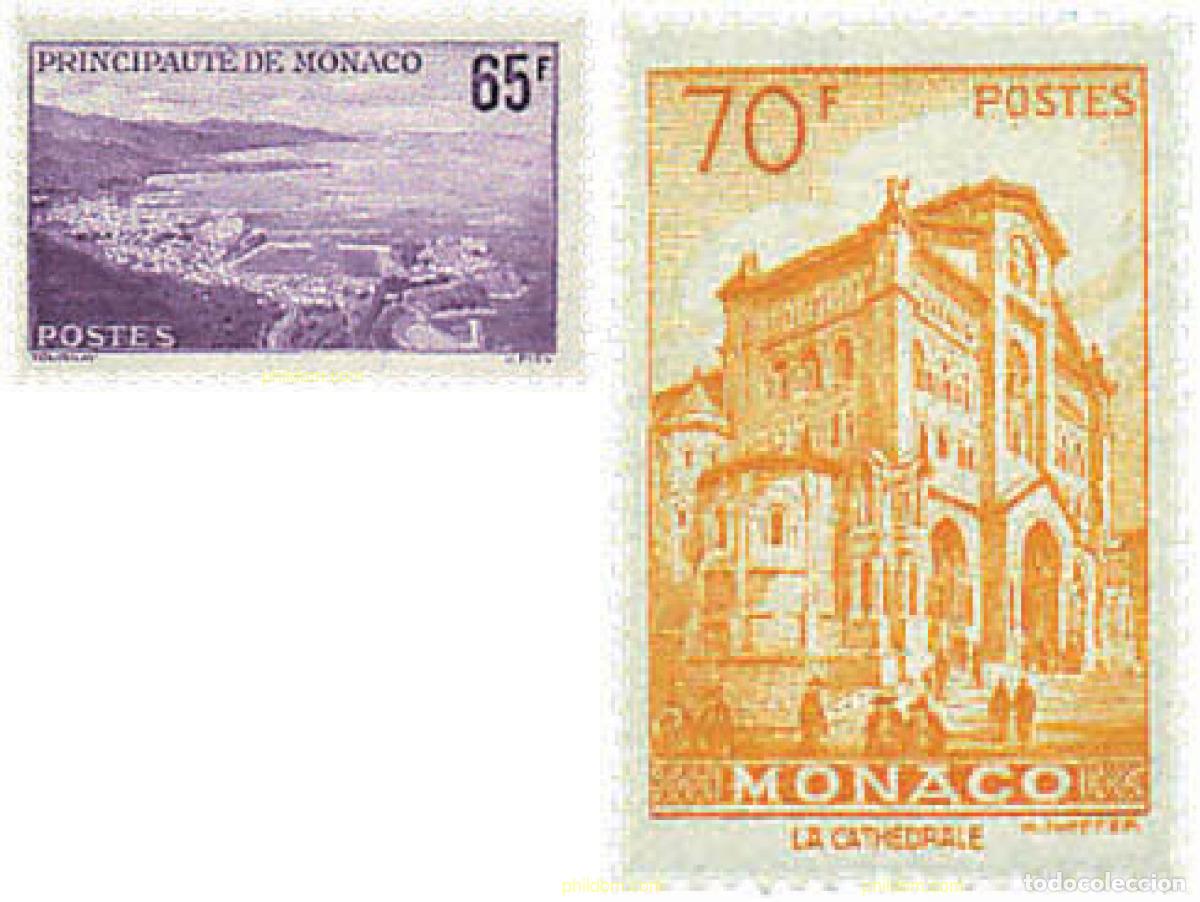Sellos: 56011 MNH MONACO 1957 VISTAS DEL PRINCIPADO