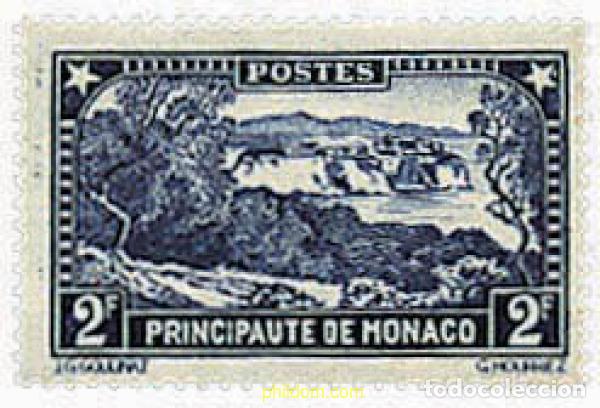 Sellos: 251625 USED MONACO 1933 PAISAJES DEL PRINCIPADO