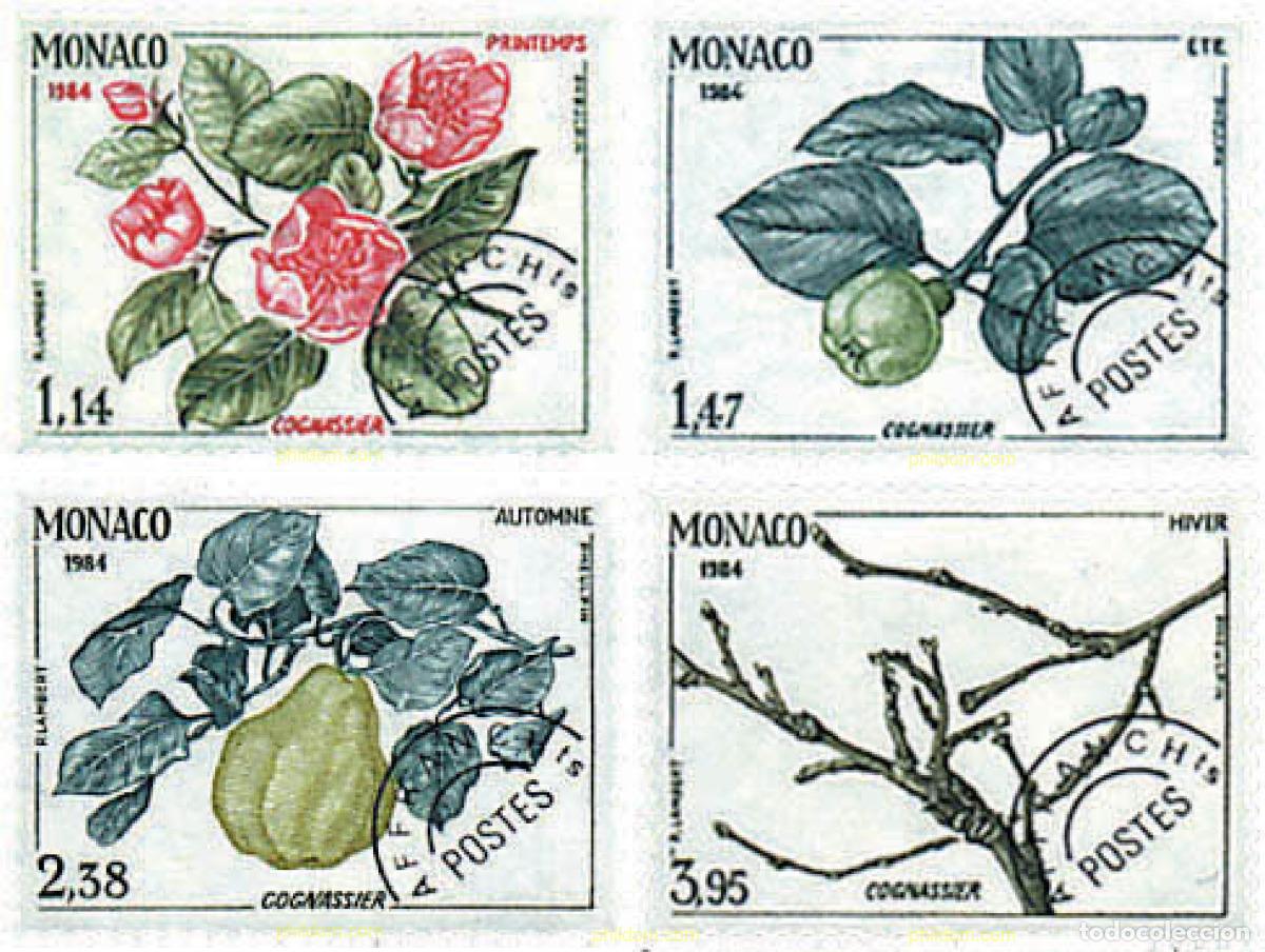 Sellos: 96953 MNH MONACO 1984 LAS CUATRO ESTACIONES DEL MEMBRILLO