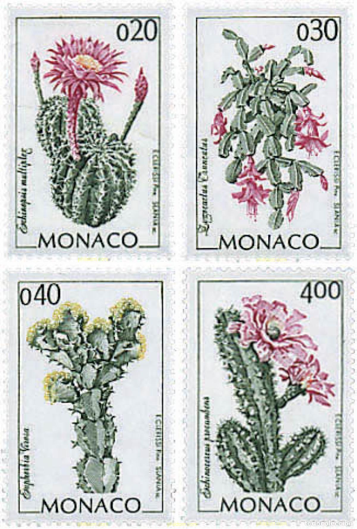 Sellos: 97030 MNH MONACO 1994 FLORES DEL JARDIN EXOTICO, H. CLERESSI