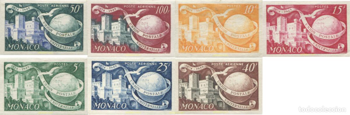 Sellos: 18373 MNH MONACO 1949 75 ANIVERSARIO DE LA UPU