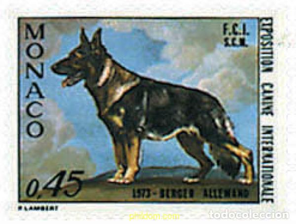 Francobolli: 51011 MNH MONACO 1973 EXPOSICION CANINA INTERNACIONAL