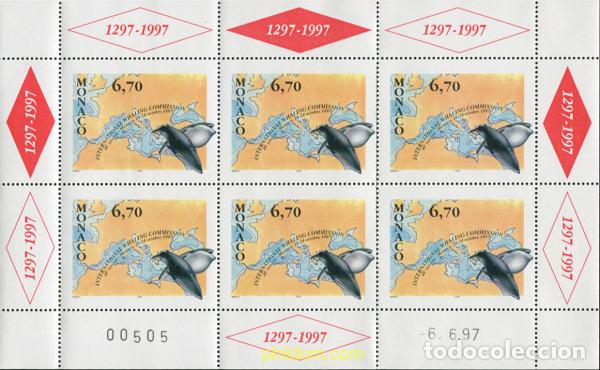 Sellos: 11845 MNH MONACO 1997 PROTECCION DE LAS BALLENAS
