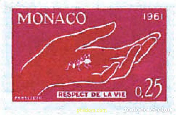 Sellos: 32854 MNH MONACO 1961 CAMPA&Ntilde;A PARA EL RESPETO A LA VIDA ANIMAL
