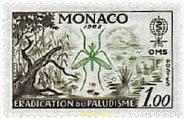 Sellos: 32361 MNH MONACO 1962 ERRADICACION DEL PALUDISMO