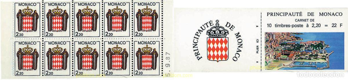 Francobolli: 3392 MNH MONACO 1987 ESCUDO ESTILIZADO