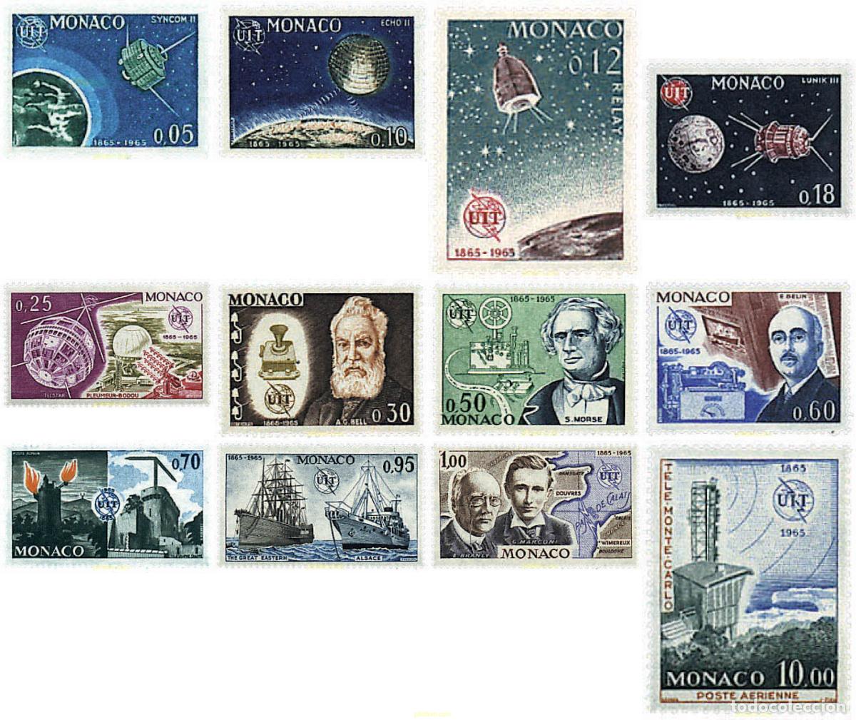 Francobolli: 67760 MNH MONACO 1965 CENTENARIO DE LA UNION INTERNACIONAL DE TELECOMUNICACIONES