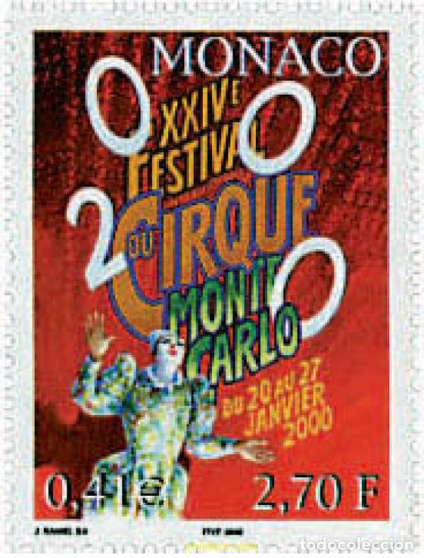 Briefmarken: 48537 MNH MONACO 1999 24 FESTIVAL DEL CIRCO DE MONTECARLO