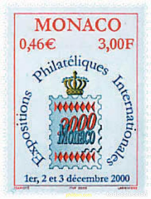 Briefmarken: 48539 MNH MONACO 1999 MONACO 2000. EXPOSICIONES FILATELICAS INTERNACIONALES