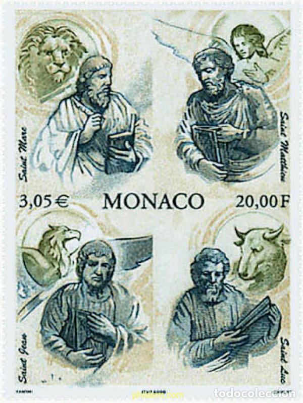 Briefmarken: 77468 MNH MONACO 2000 LOS CUATRO EVANGELISTAS