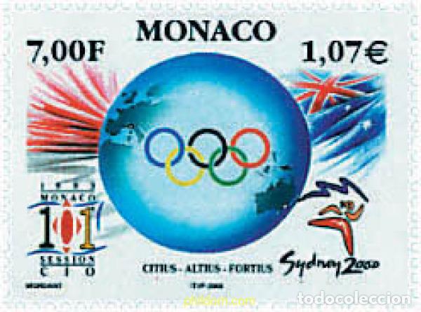 Sellos: 67821 MNH MONACO 2000 27 JUEGOS OLIMPICOS VERANO SYDNEY 2000