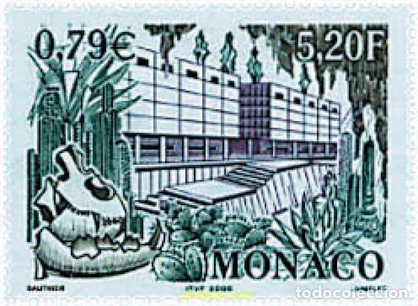 Sellos: 61469 MNH MONACO 2000 NUEVO MUSEO DE ANTROPOLOGIA