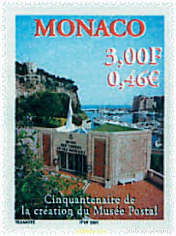 Sellos: 61478 MNH MONACO 2000 50 ANIVERSARIO DEL MUSEO POSTAL