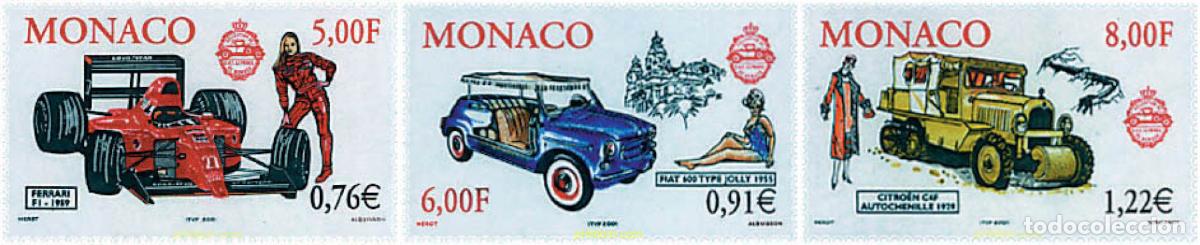 Sellos: 61472 MNH MONACO 2000 AUTOMOVILES Y MODA