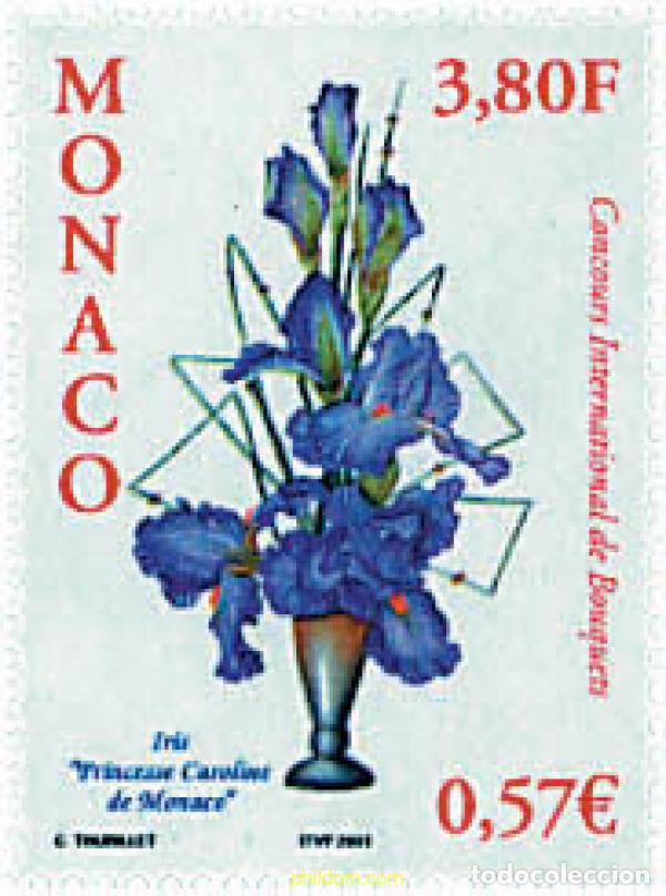 Sellos: 97059 MNH MONACO 2000 CONCURSO INTERNACIONAL DE RAMOS DE FLORES
