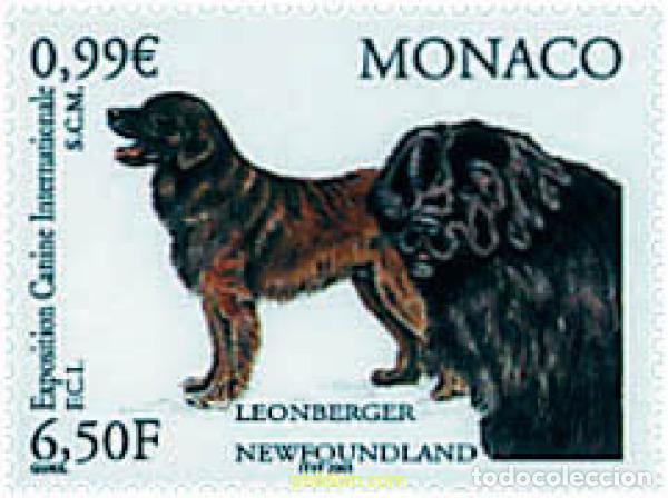 Sellos: 76857 MNH MONACO 2001 EXPOSICION CANINA INTERNACIONAL