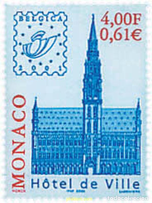 Stamps: 76860 MNH MONACO 2001 BELGICA 2001. EXPOSICION FILATELICA INTERNACIONAL