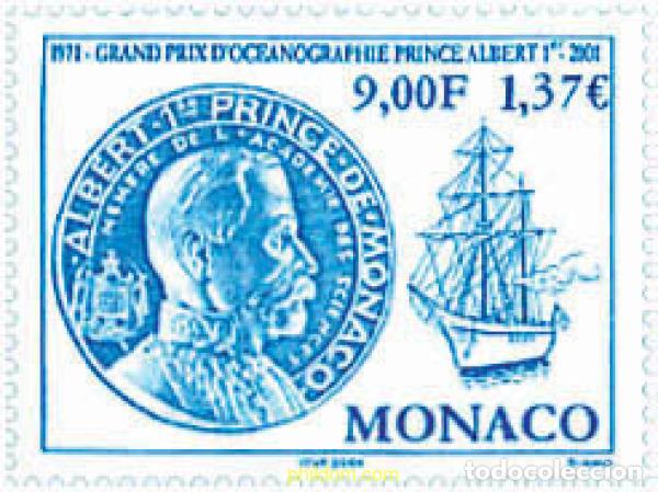 Sellos: 77477 MNH MONACO 2001 30 GRAN PREMIO DE OCEANOGRAFIA PRINCIPE ALBERTO I