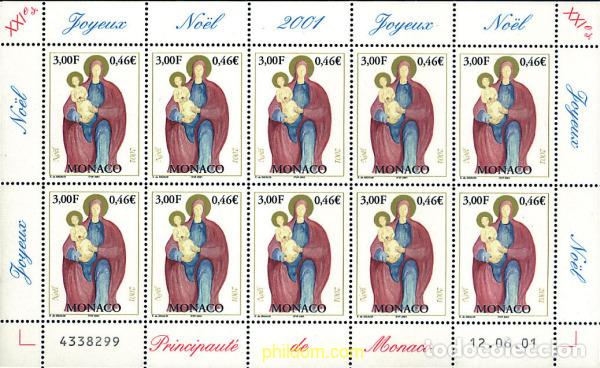 Timbres: 8682 MNH MONACO 2001 NAVIDAD