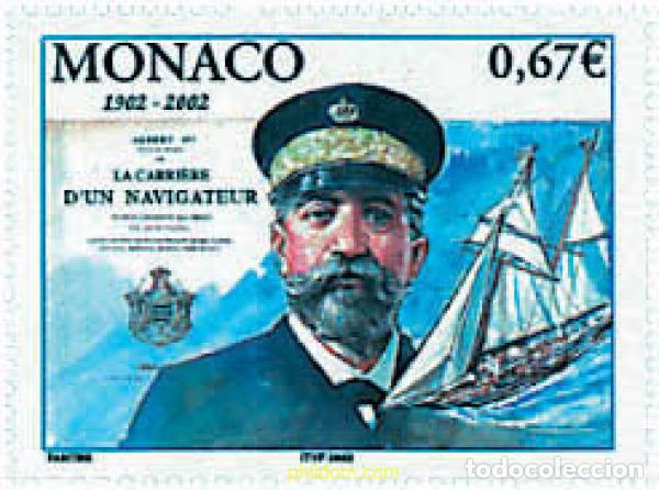 Selos: 79545 MNH MONACO 2002 CENTENARIO DE LA PUBLICACION DE &rdquo;LA CARRERA DE UN NAVEGANTE&rdquo;