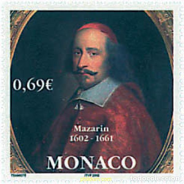 Selos: 79543 MNH MONACO 2002 400 ANIVERSARIO DEL NACIMIENTO DE JULES MAZARIN