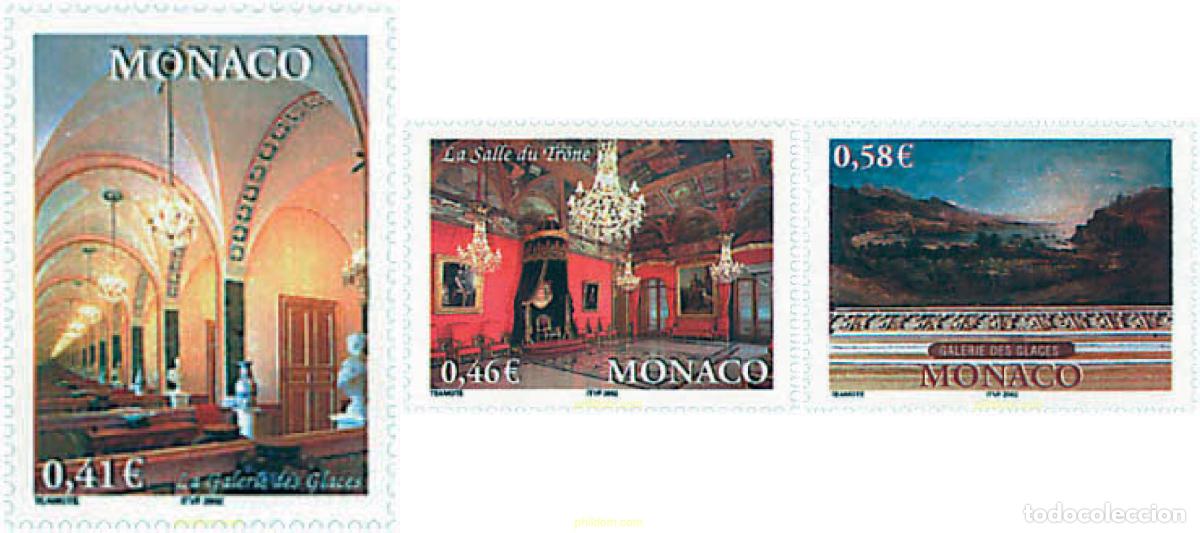 Francobolli: 76872 MNH MONACO 2002 SALAS DEL PALACIO PRINCIPESCO