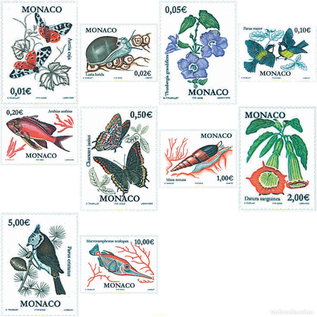 Sellos: 97062 MNH MONACO 2002 NATURALEZA