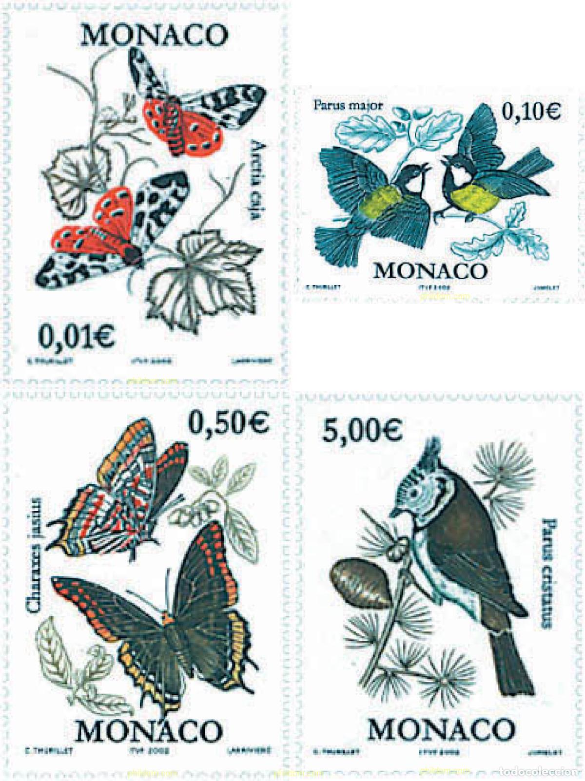 Sellos: 228044 MNH MONACO 2002 NATURALEZA