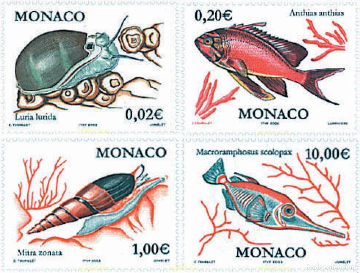 Sellos: 344982 MNH MONACO 2002 NATURALEZA