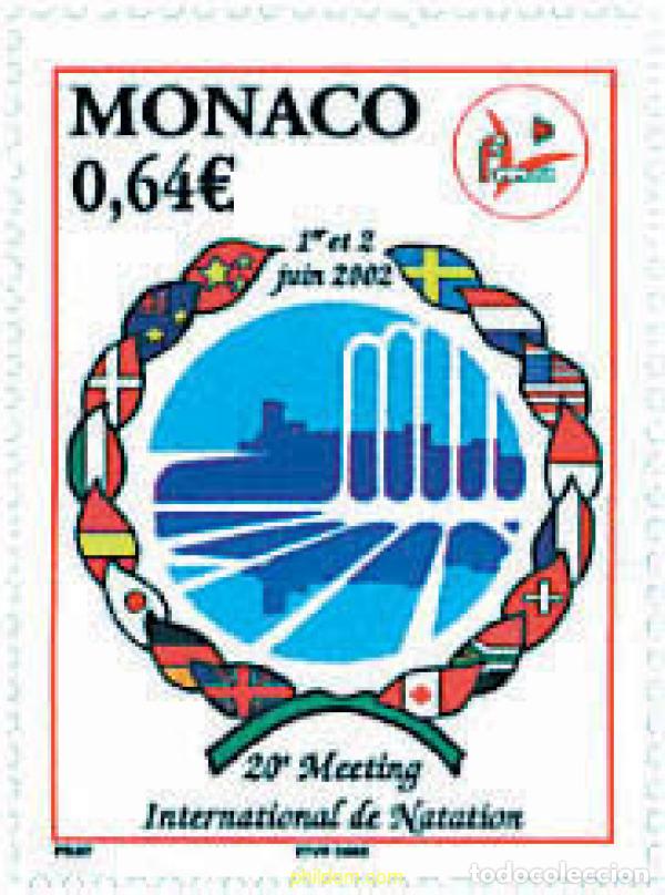 Sellos: 99079 MNH MONACO 2002 20 MEETING INTERNACIONAL DE NATACION
