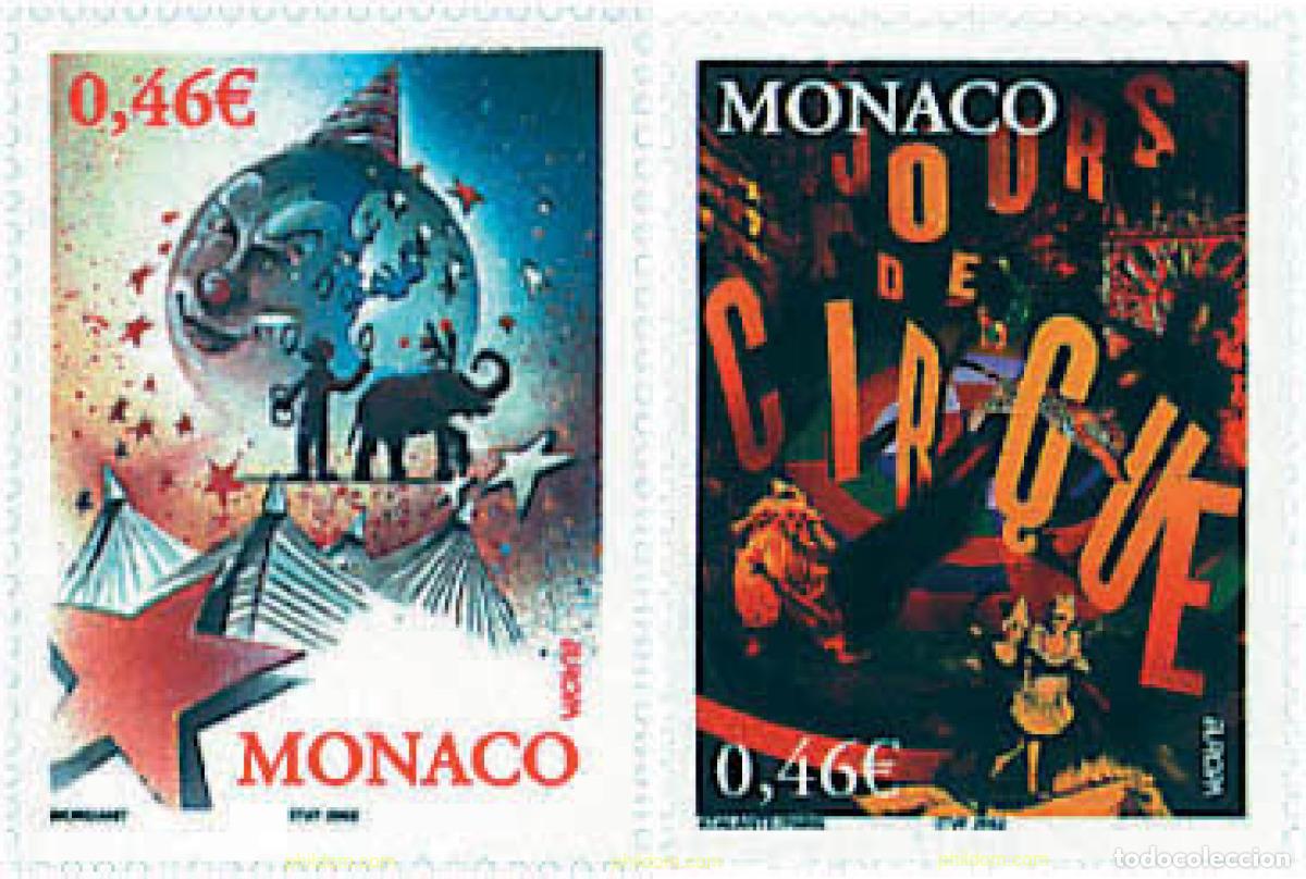 Sellos: 79532 MNH MONACO 2002 EUROPA CEPT 2002 - EL CIRCO