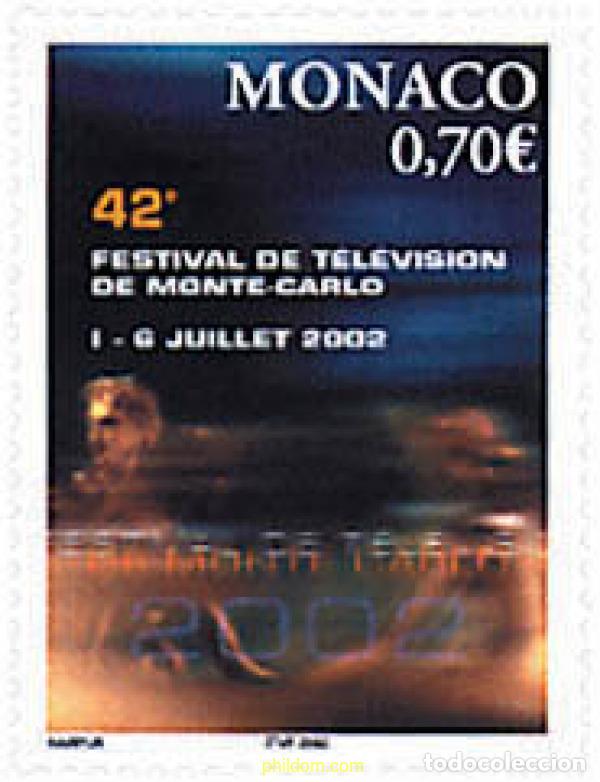 Briefmarken: 79528 MNH MONACO 2002 42 FESTIVAL DE TELEVISION DE MONTECARLO