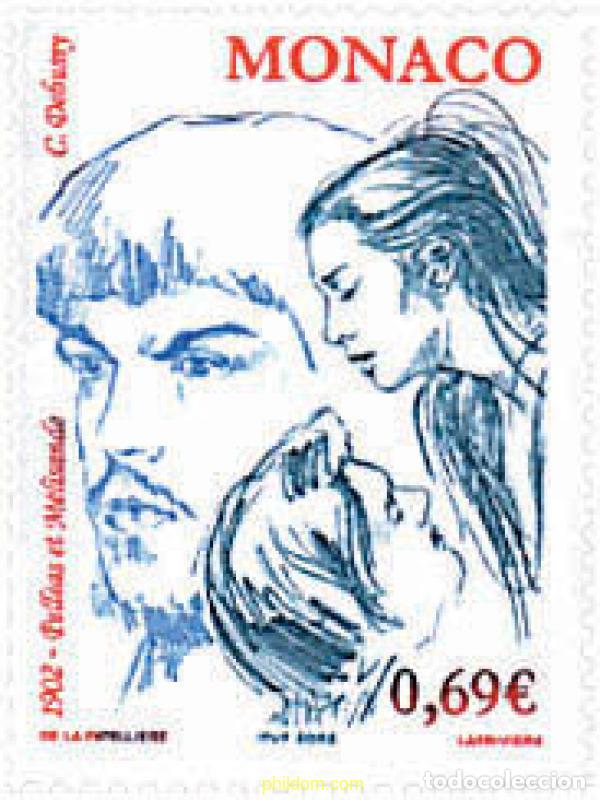Briefmarken: 81547 MNH MONACO 2002 CENTENARIO DE LA OPERA &rdquo;PELLEAS ET MELISSANDE&rdquo;