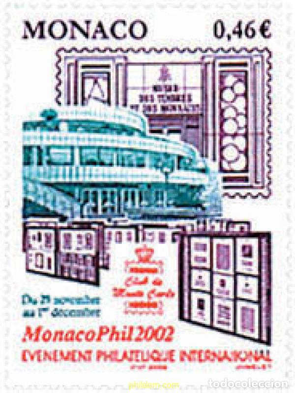 Briefmarken: 79531 MNH MONACO 2002 MONACOPHIL 02. EXPOSICION FILATELICA INTERNACIONAL