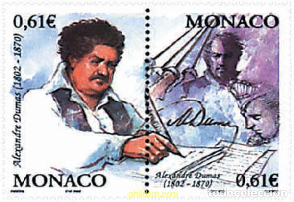 Sellos: 4705 MNH MONACO 2002 200 ANIVERSARIO DEL NACIMIENTO DE VICTOR HUGO