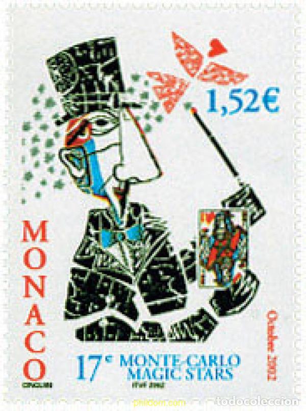 Sellos: 100476 MNH MONACO 2002 MONTECARLO MAGIC STARS