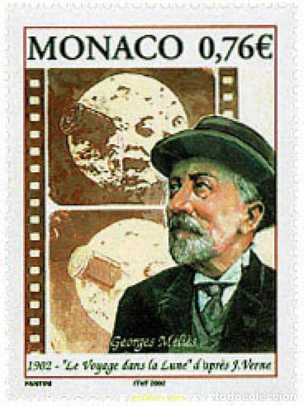 Sellos: 100474 MNH MONACO 2002 CENTENARIO DE LA PROYECCION DEL FILME DE LA TIERRA A LA LUNA