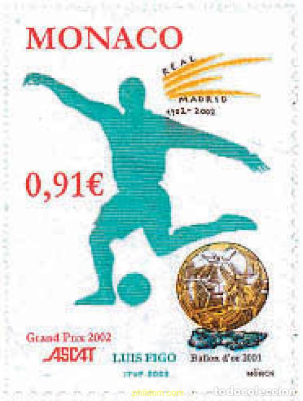 Sellos: 104220 MNH MONACO 2002 GRAN PREMIO INTERNACIONAL DE FILATELIA ASCAT