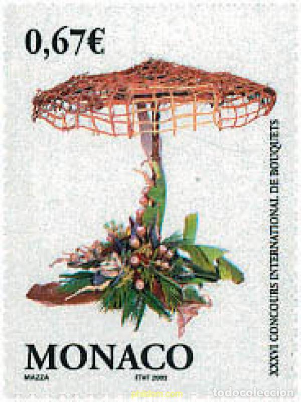 Sellos: 104238 MNH MONACO 2002 CONCURSO INTERNACIONAL DE RAMOS DE FLORES