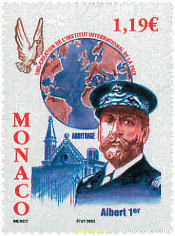 Sellos: 104260 MNH MONACO 2003 CENTENARIO DE LA CREACION DEL INSTITUTO INTERNACIONAL DE LA PAZ