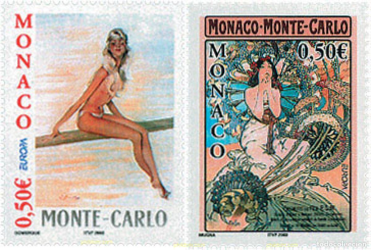 Sellos: 113471 MNH MONACO 2003 EUROPA CEPT. ARTE DEL CARTEL