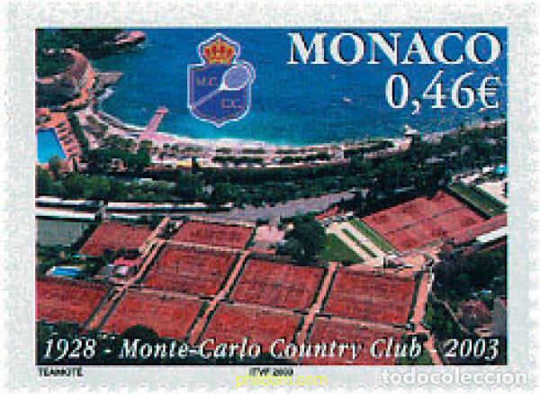Briefmarken: 114661 MNH MONACO 2003 75 ANIVERSARIO DEL MONTECARLO COUNTRY CLUB