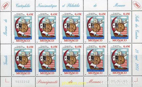 Briefmarken: 114675 MNH MONACO 2003 BOLSA 2003